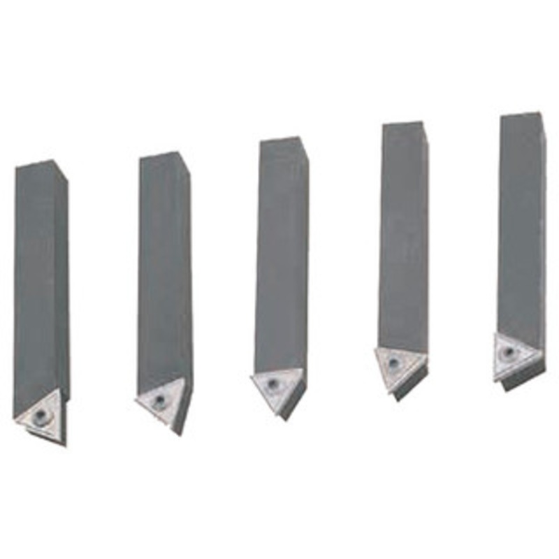 Indexable Carbide Turning Tool Set 5 pc., 1 x 1 Shank, TT-431 Insert, Screw #16 – 83-792-2