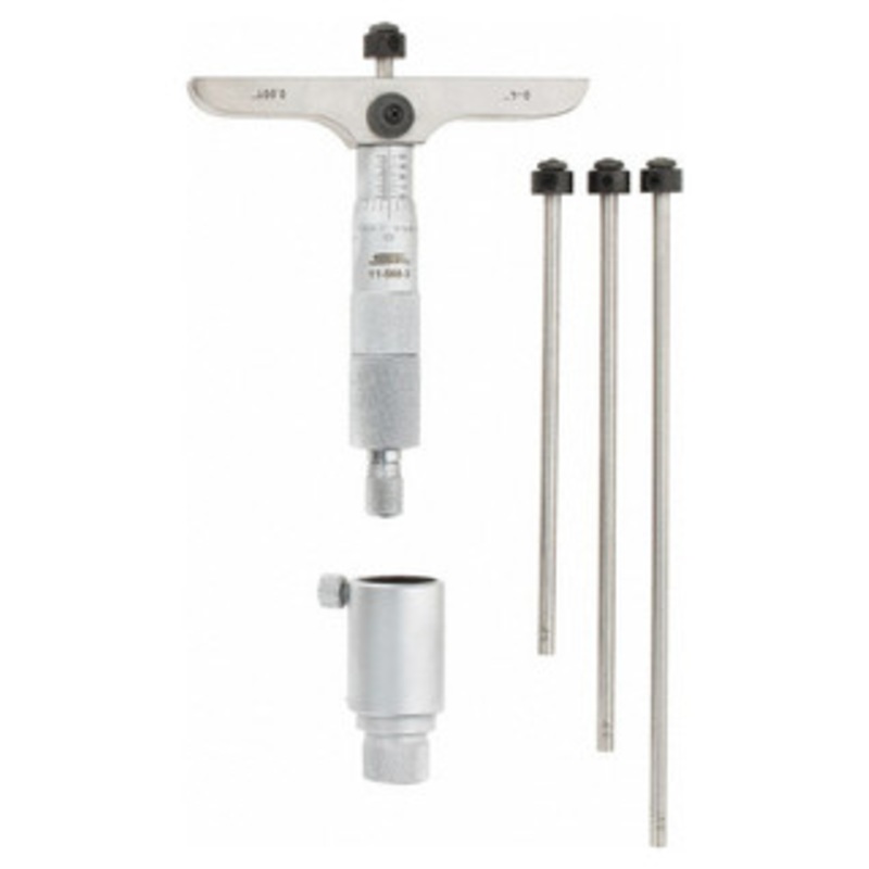 SPI Depth Micrometer, 0-4 Range, 4 Base – 11-568-3