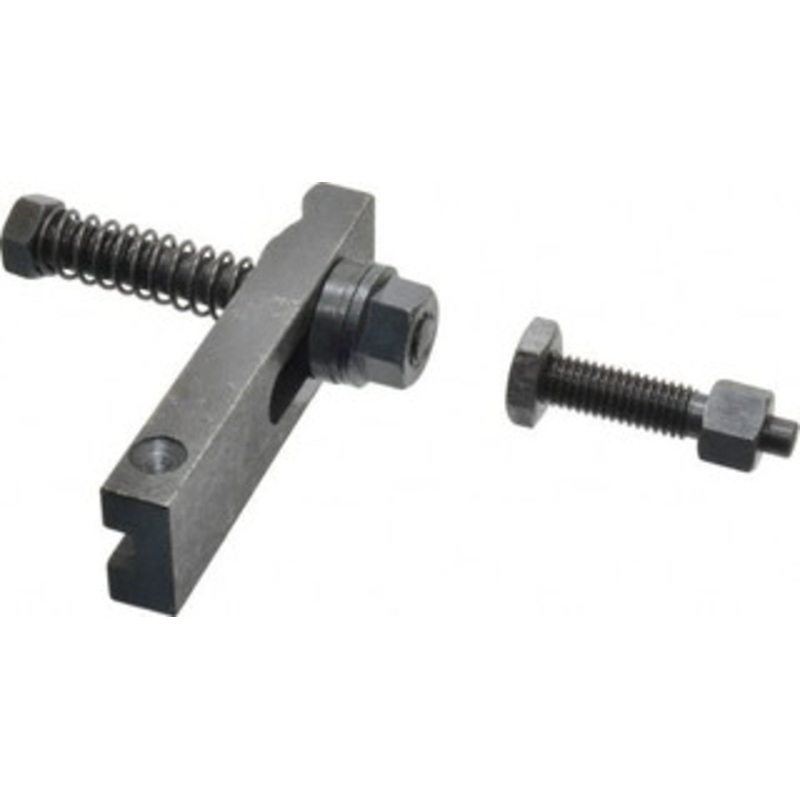 Value Collection 1/2-13 Tap Size, Steel Strap Clamp Assembly Single End Clamp, Radius Strap Nose, 5/8 Strap Thickness, 1-1/2 Travel, 4-1/2 Strap Len, 1-1/4 Strap Width 410-7237 – 85516334