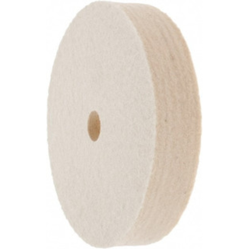 Value Collection 4 Diam x 3/4 Thick Unmounted Buffing Wheel 1 Ply, Polishing Wheel, 1/2 Arbor Hole, Medium Density 516008 – 91070557
