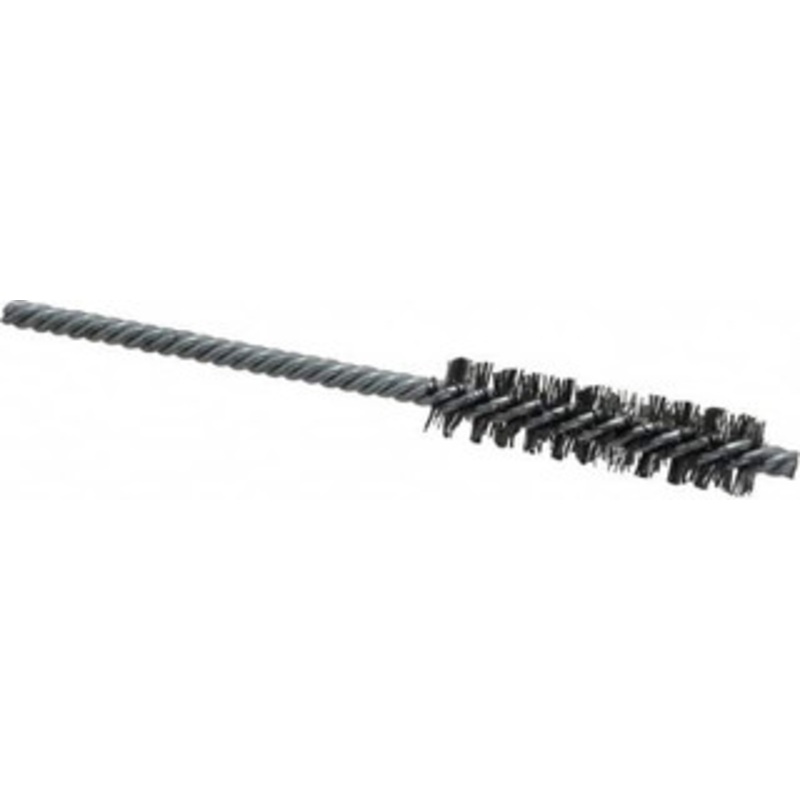 Weiler Abrasives 1/2 Diam Helical Steel Tube Brush Double Spiral, 0.0104 Filament Diam, 2 Brush Length, 5 OAL, 5/32 Diam Shank 98354 – 75851410
