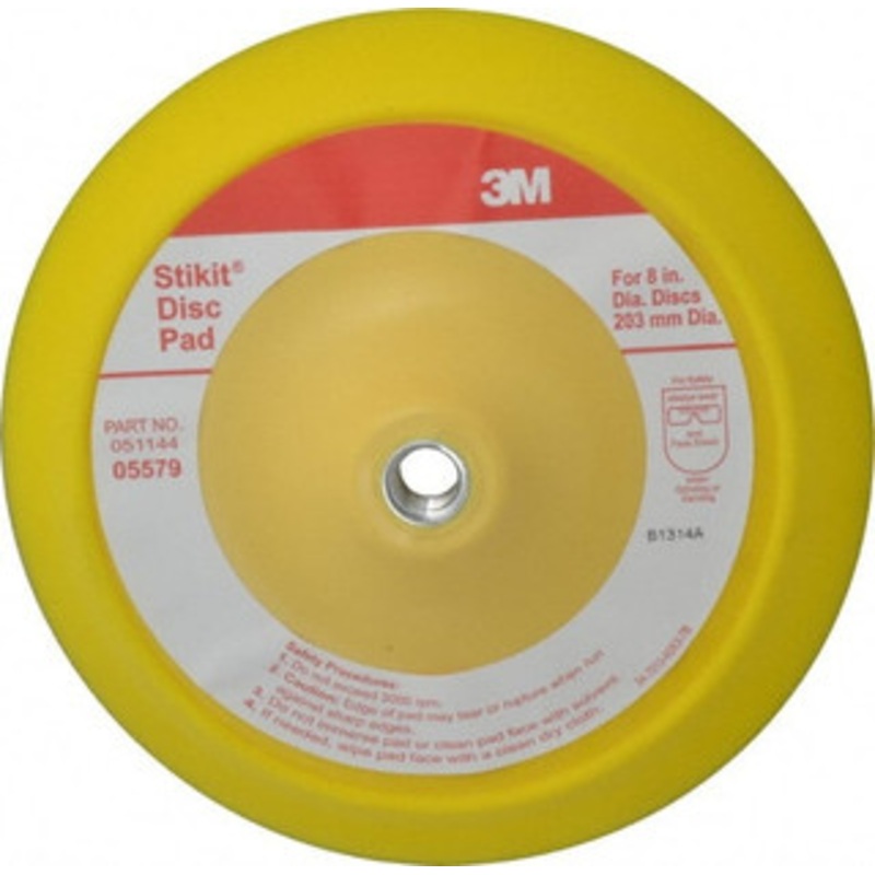 3M 8 Diam Adhesive/PSA Disc Backing Pad Medium Density, 3,000 RPM 7000045658 – 84387703
