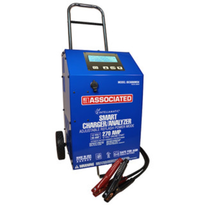 Associated Equipment Intellamatic Smart Battery Charger/Analyzer, 12V, 60/70A – ASIBC6008MSK