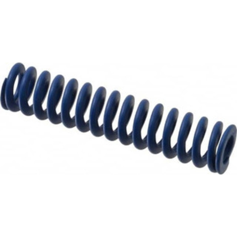Associated Spring Raymond 20mm Hole Diam, 10mm Rod Diam, 3-1/2 Free Length, Blue Die Spring 726 N Max Deflection, 33mm Max Deflection, Medium Duty, Chromium Alloy Steel 204-414 – 67899708