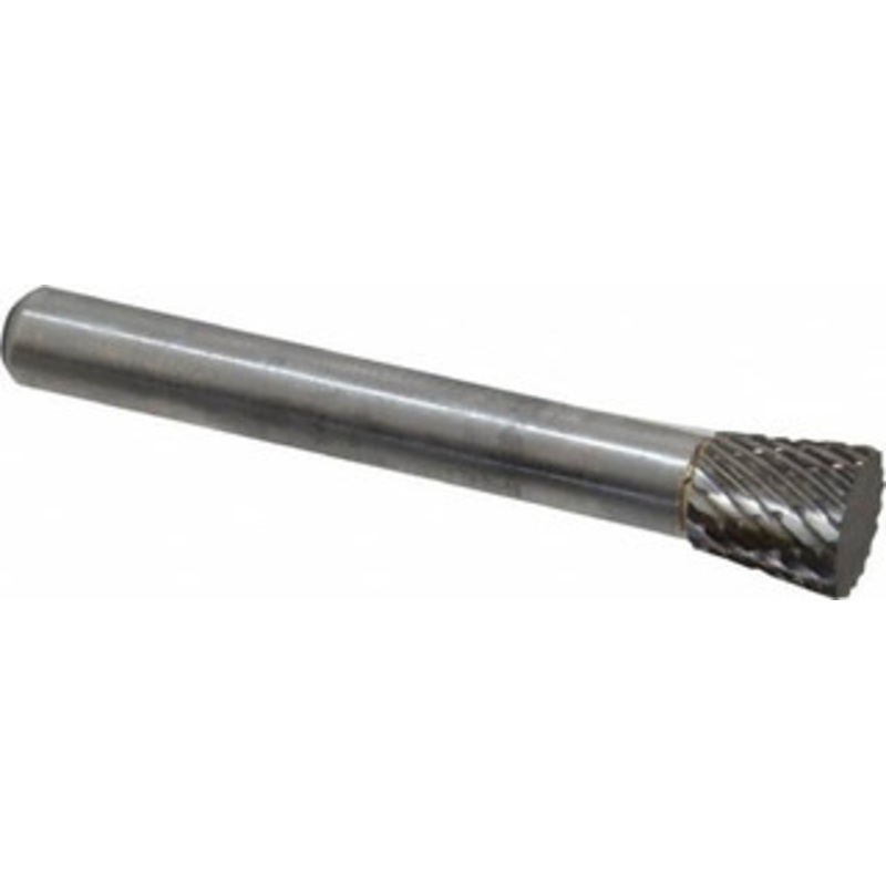 Atrax 3/8 Cut Diam, 1/4 Shank Diam, 13 Carbide Double Cut Inverted Cone Burr Flat End, 2-1/4 OAL, 3/8 LOC SN-2DC-ATX – 07588809