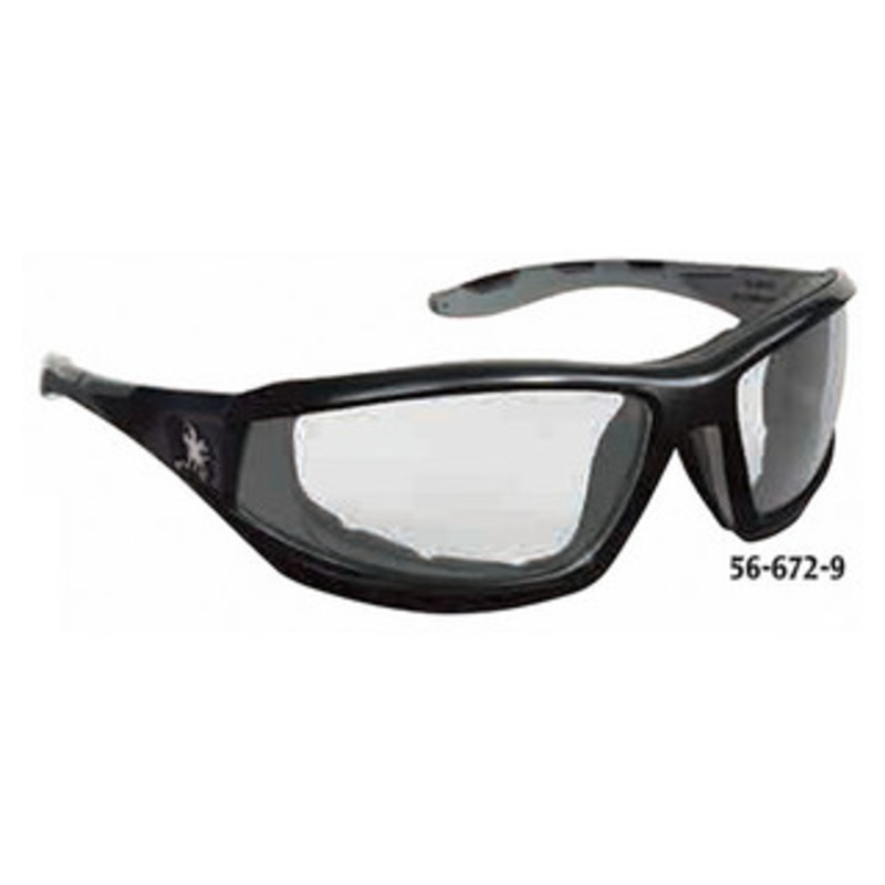 Crews Reaper Safety Glasses, Blue Mirror Lens, Scratch Resistant – 56-674-5