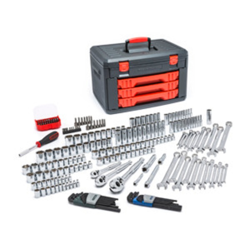 GEARWRENCH 219 Piece Mechanics Complete Tool Set 1/4 -1/2 Drives – KD80940