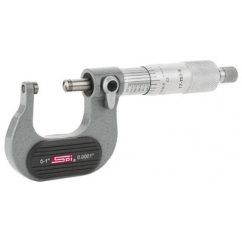 SPI Ball Anvil Micrometers, 0.0001 Graduation