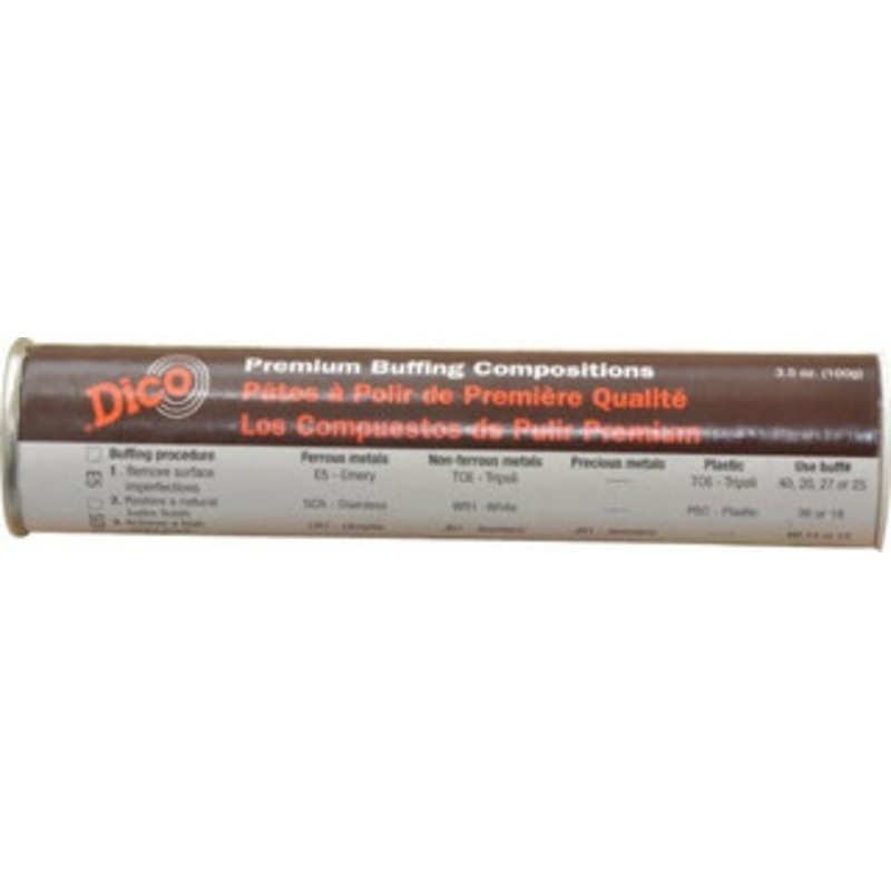 Dico 1/4 Lb White Rouge Compound White, Use on Ferrous Metals & Non-Ferrous Metals 529WR1 – 00534123
