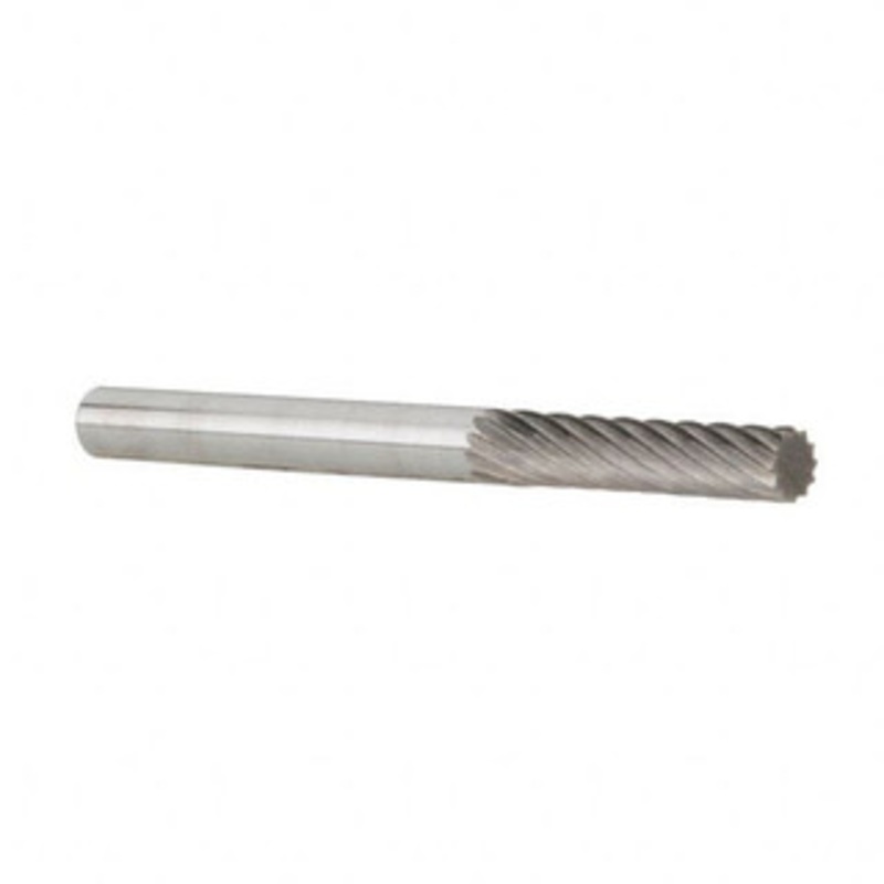 Dremel 1/8 Cut Diam, 1/8 Shank Diam, Carbide Double Cut Cylinder Burr Flat End, 9/32 LOC 9901 – 09023102