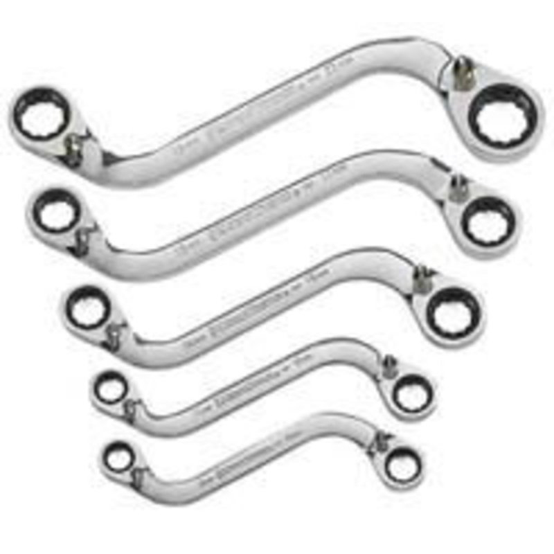 GEARWRENCH 5 Piece Metric S Style Gear Wrench Set – KD85299