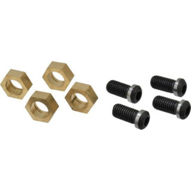 Gibraltar 1-3/16 Hex, 5/8-11 Stud Thread, Symmetrical Hex Clamp 0.11 Hex Height, 1-1/8 Thread Length, 10 Clamps G-02FC44011 – 00642645