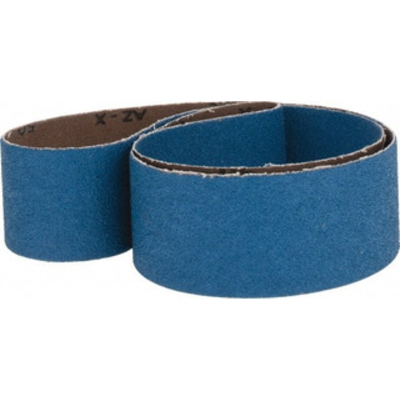 Made in USA 2 Wide x 48 OAL, 50 Grit, Zirconia Alumina Abrasive Belt Zirconia Alumina, Coarse, Coated, X Weighted Cloth Backing 2 X 48 50 GR – 00081687