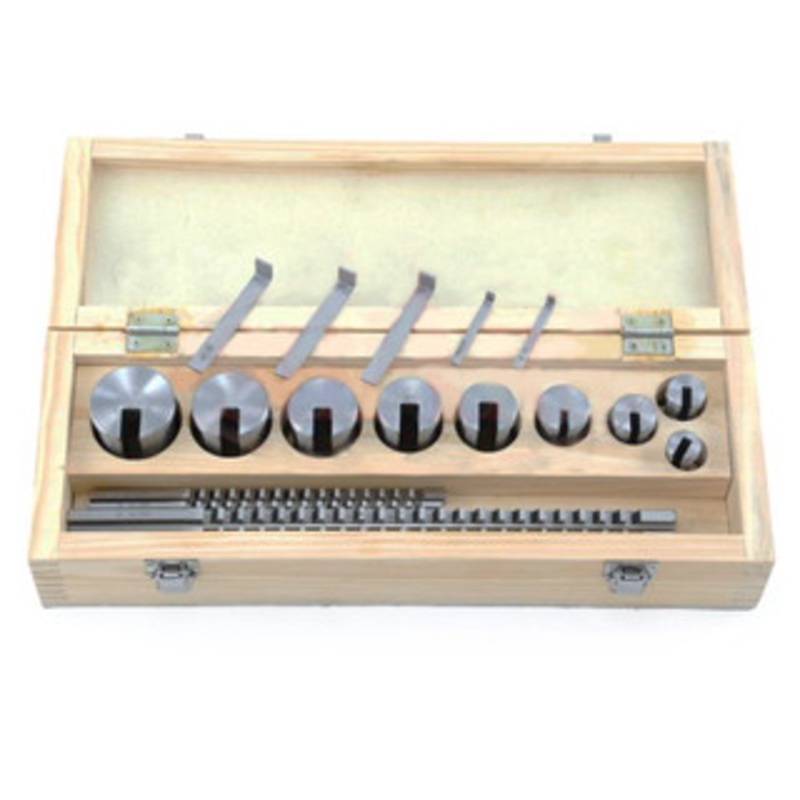 Precise No. 10A HSS Keyway Standard 18 Piece Broach Set – 404-624