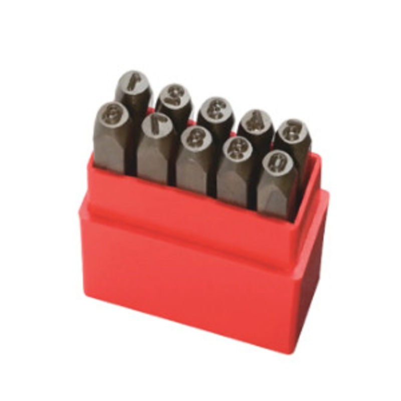 Pryor Impression Grade Hand Stamp Number Set, 5/32 Character Size