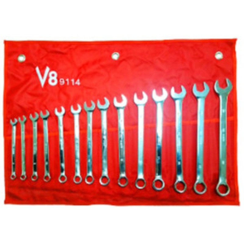 V8 Tools 14pc Long Pattern Metric Wrench Set – VT9114
