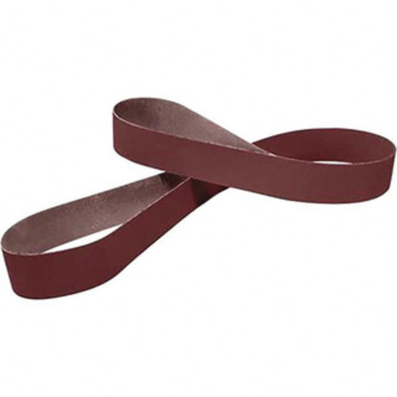 3M 3 Wide x 21 OAL, 120 Grit, Aluminum Oxide Abrasive Belt Aluminum Oxide, Fine, Coated, X Weighted Cloth Backing, Series 341D 7010360685 – 73219461