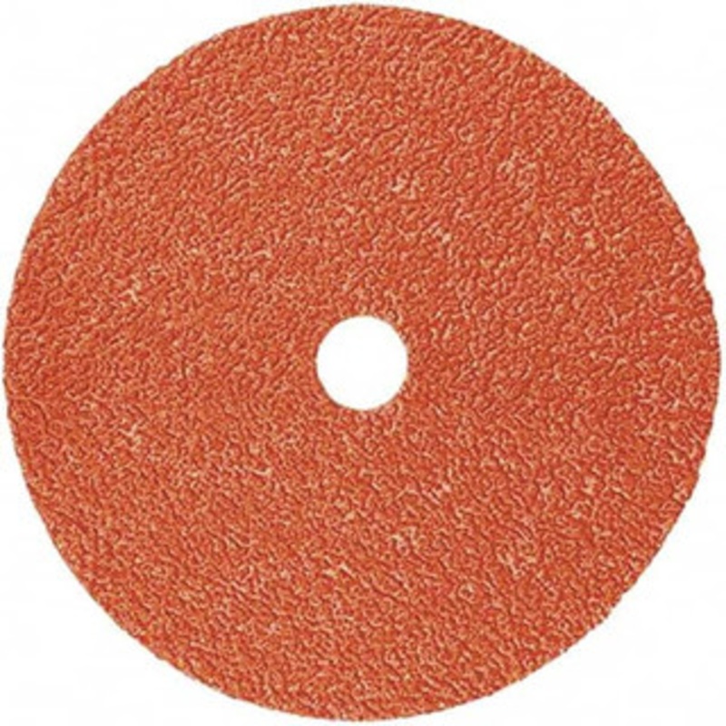 3M 4-1/2 Diam, 7/8 Hole, 120+ Grit Ceramic Fiber Disc 13,300 Max RPM, Series 787C 7100099280 – 32324386