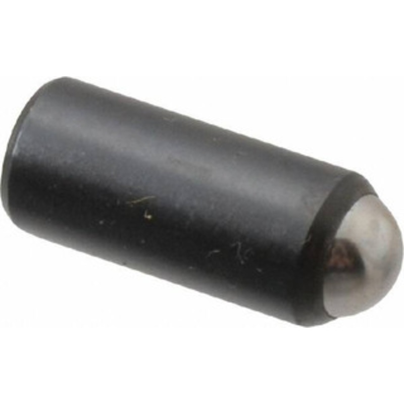 Gibraltar 11/16 Body Length x 5/16 Body Diam, 4 Lb Init to 10 Lb Final End Force, Steel Press Fit Ball Plunger 1/4 Ball Diam, 0.09 Max Ball Reach, +0.0010, +0.0020 Tolerance 10610 – 60931797
