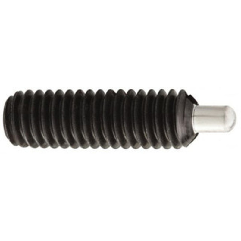 Gibraltar 5/8-11, 1-1/2 Thread Length, 5/16 Plunger Projection, Steel Threaded Spring Plunger 0.31 Max Plunger Diam, 1-1/2 Plunger Length, 10.5 Lb Init End Force, 25.5 Lb Final End Force, 5/16 Hex 57082G – 02469948