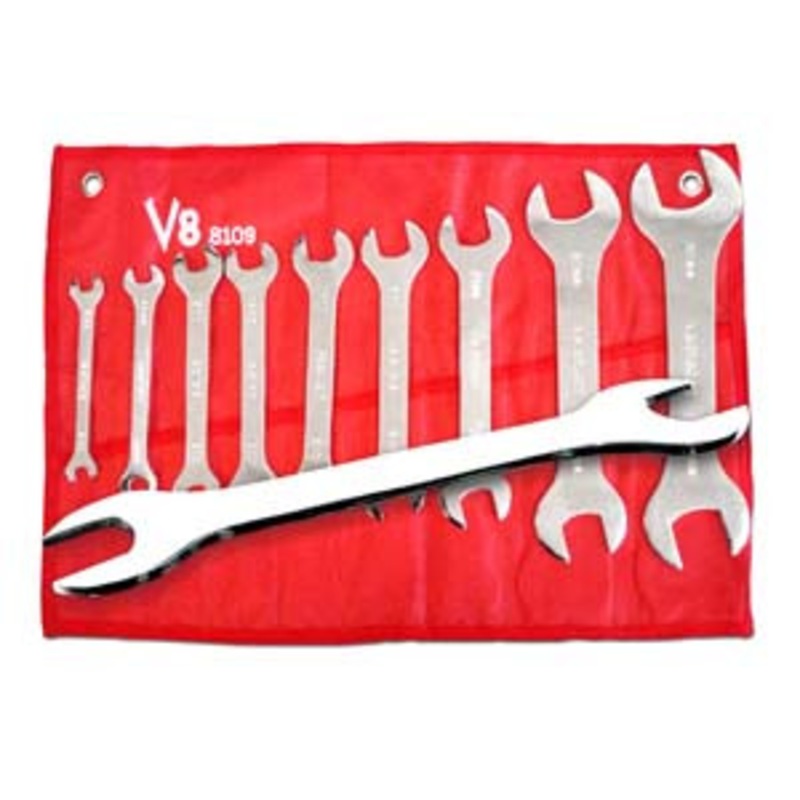 V8 Tools 9 Piece Metric Super Thin Wrench Set – VT8109