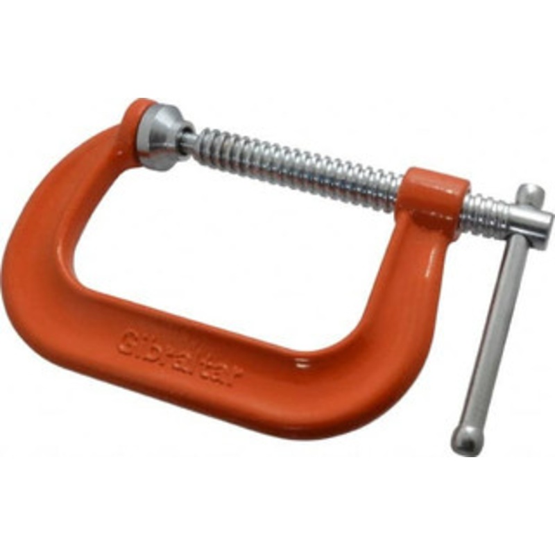Gibraltar Products Regular-Duty 4 Max Opening, 3-1/4 Throat Depth, Forged Steel Standard C-Clamp 6,200 Lb Capacity, 0 Min Opening, Deep Throat CCM00396-1-ORN – 75679472