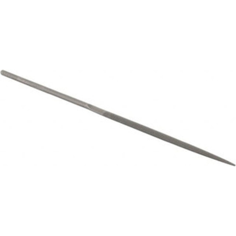 Grobet USA 5-1/2 Needle Precision Swiss Pattern Crossing File 2 Cut, 2-1/2 LOC, with Handle 31.488 – 60233822