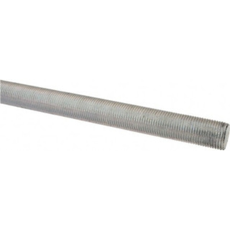 Made in USA 5/8-18 x 3 ft. Low Carbon Steel Threaded Rod Right Hand Thread, Zinc Plated Finish, UNF 20308 – 06057210