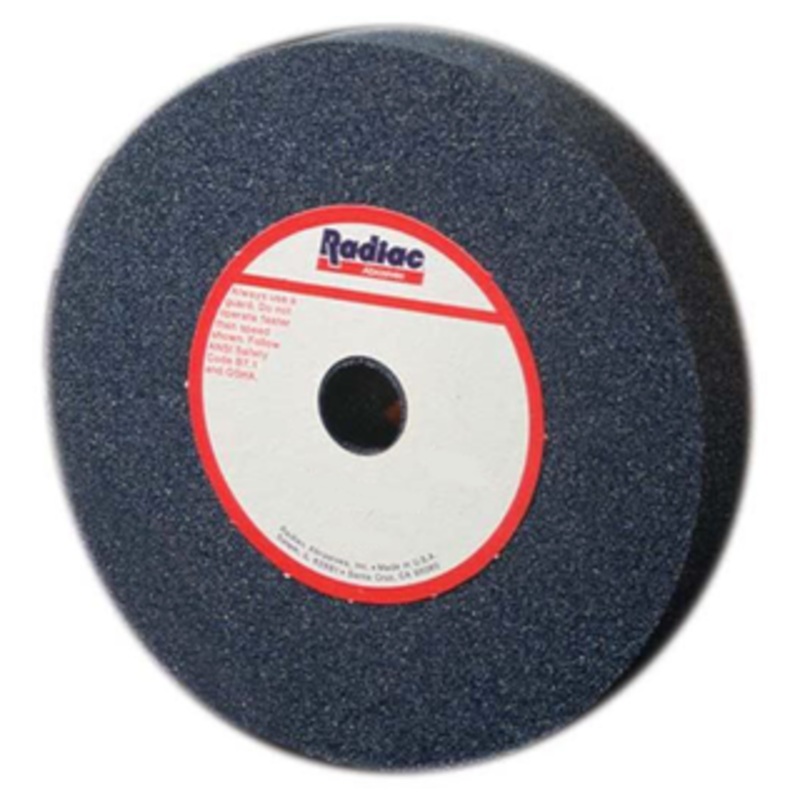 Radiac 6 Dia. Aluminum Oxide Bench Grinding Wheel, 6X 3/4X 1-1/4, 80M Grit – 34077976