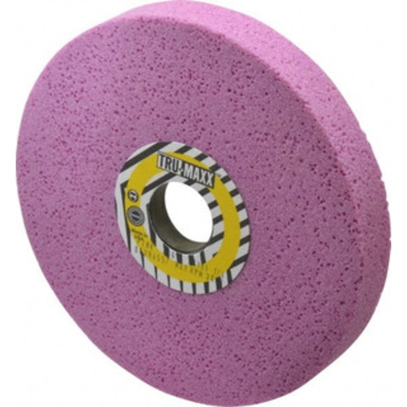 Tru-Maxx 7 Diam x 1-1/4 Hole x 1 Thick, G Hardness, 46 Grit Surface Grinding Wheel Aluminum Oxide, Type 5, Coarse Grade, 3,600 Max RPM, Vitrified Bond, One-Side Recess 66253292507 – 06294557