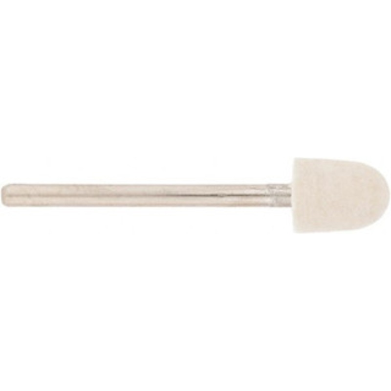 Value Collection 3/8 Diam 1/8 Shank Diam Hard Density Oval Shaped Mounted Bob 1/2 Head Length, 2 Shank Length, Wool Felt 516191 – 91067884