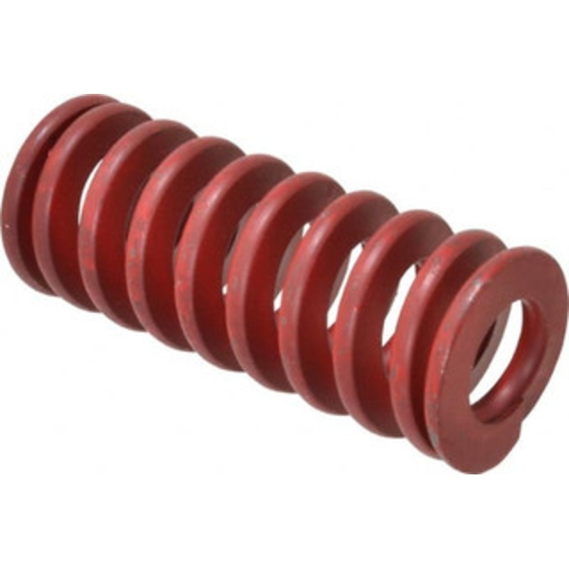 Associated Spring Raymond 1-1/4 Hole Diam, 5/8 Rod Diam, 3 Free Length, Red Die Spring 568.3 Lb Max Deflection, 1.11 Max Deflection, Medium Heavy Duty, Chromium Alloy Steel 104-612 – 07661911