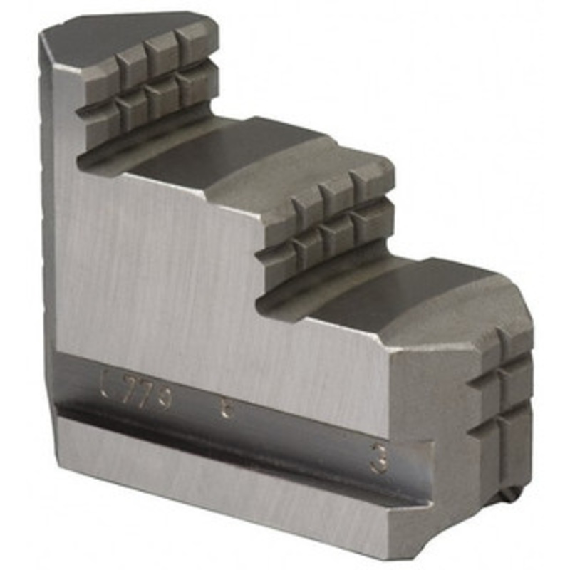 Bison 25 Max Chuck Diam Hard Lathe Chuck Master Jaws Steel, 2.0472 OAW x 6.9685 OAL x 3.6811 OAH 7-890-125 – 08580649