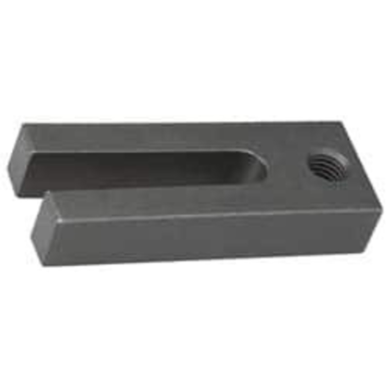 Gibraltar 1-3/4 Wide x 7/8 High, Carbon Steel, Black Oxide Coated, Tapered, U Shaped Strap Clamp 21/32 Stud, 2-7/16 Travel, 4 OAL, 3/4 Tapered Height, 5/8 Tapered Length 88365184 – 88365184