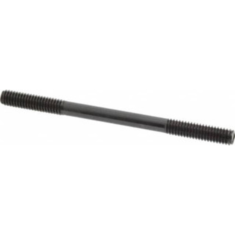 Gibraltar 5/16-18 4-1/2 OAL Equal Double Threaded Stud Alloy Steel, Black Oxide Finish, 1-1/8 Equal Thread Length 40407G – 74473398