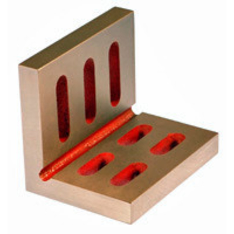Suburban Slotted Angle Plate, Open End, Machined Finish, 6 x 5 x 4-1/2 – SAO-060504