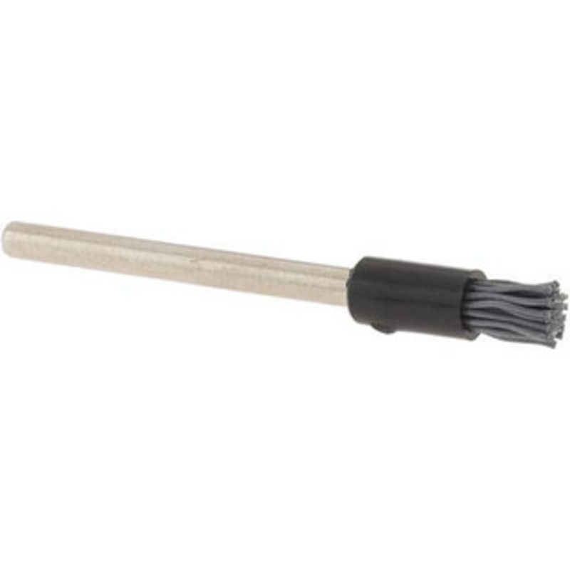 Weiler Abrasives 3/16 Diam Nylon Crimped End Brush 1/8 Shank Diam, 37,000 Max RPM 26136 – 42091629