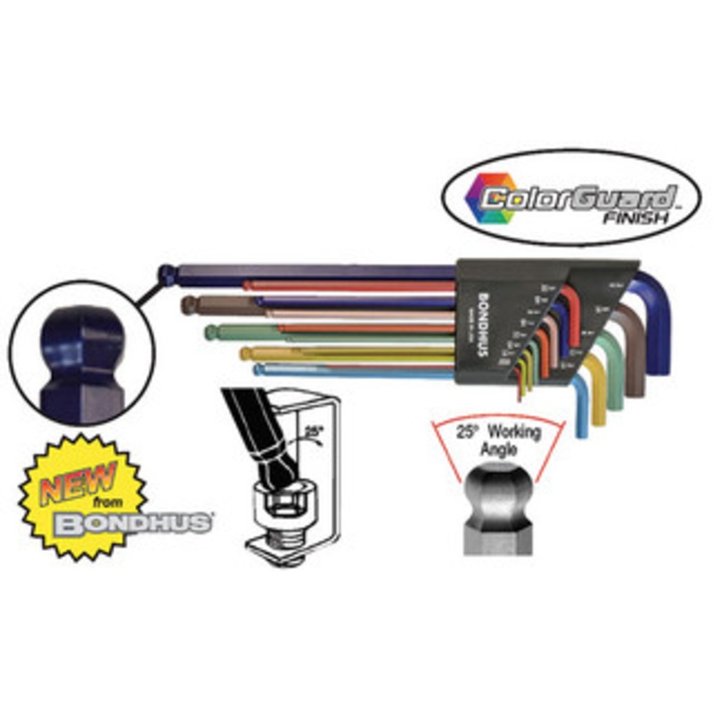 Bondhus Ball End L-Wrenches ColorGuard Finish