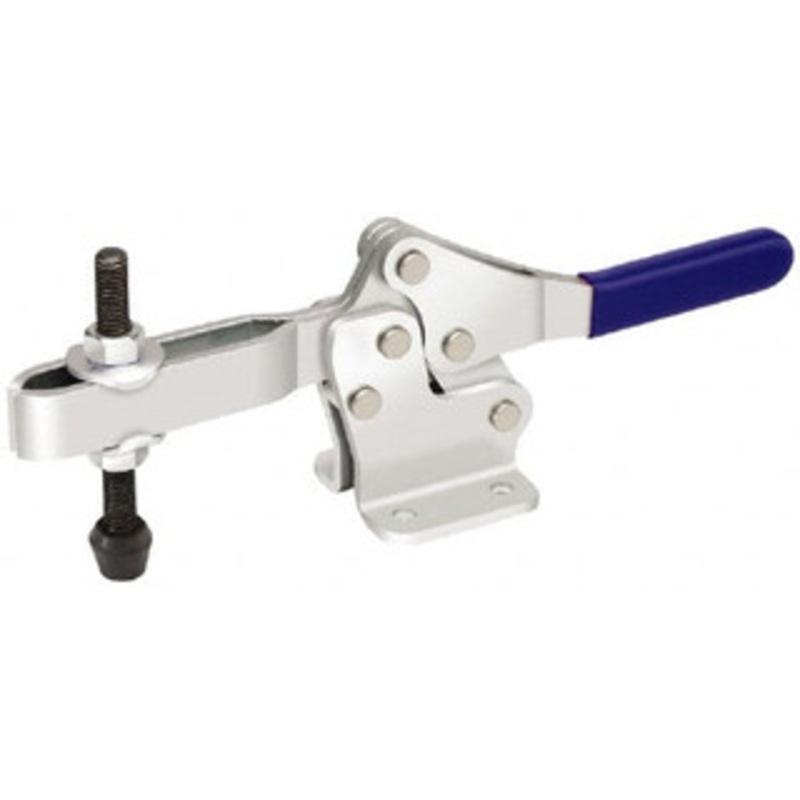 Gibraltar 1,000 Lb Holding Capacity, Horizontal Handle, Manual Hold Down Toggle Clamp 74 Handle Movement, 105 Bar Opening, U-Bar, Flanged Base, Electro-Plated Zinc, Carbon Steel GIB-D-245U – 73952723
