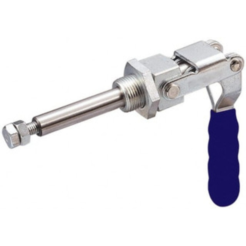 Gibraltar 400 Lb Load Capacity, Mounting Plate Base, Stainless Steel, Standard Straight Line Action Clamp 0.44 Plunger Diam, Straight Handle GIB-PP-604SS – 75135129