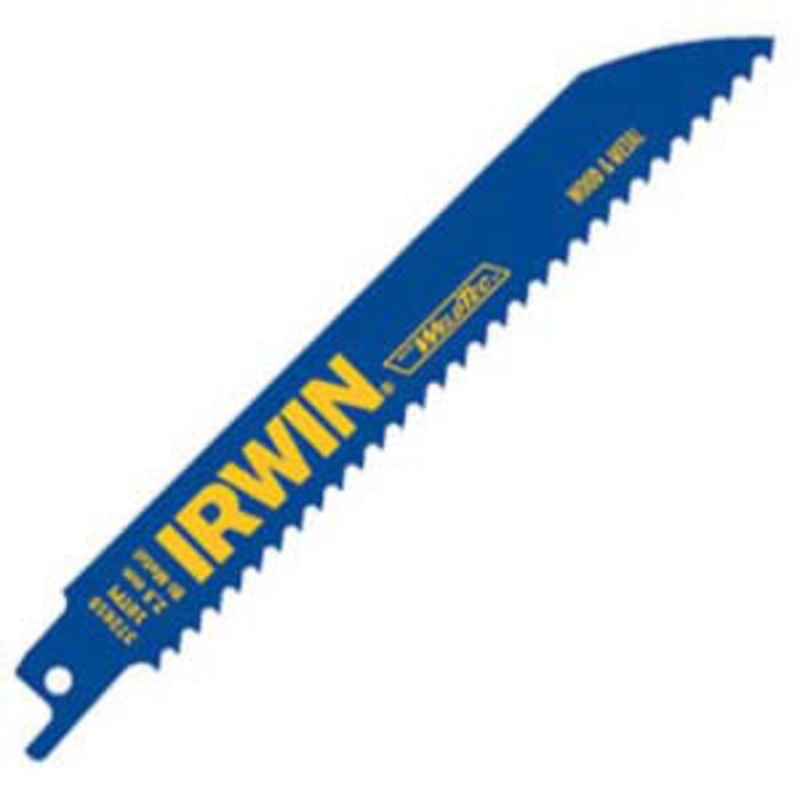 IRWIN Recip Saw Blade 6 6TPI Wood 5-Pk – HA372606P5