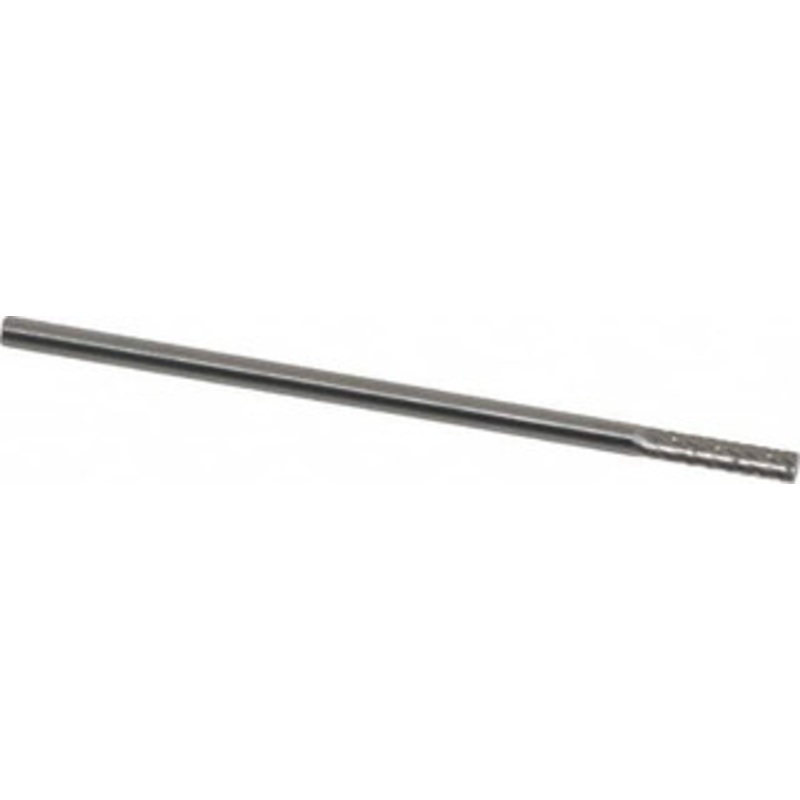 Made in USA 1/8 Cut Diam, 1/8 Shank Diam, Carbide Double Cut Cylinder Burr Flat End, 1-1/2 OAL, 9/16 LOC SA-43-L3DC – 00451583