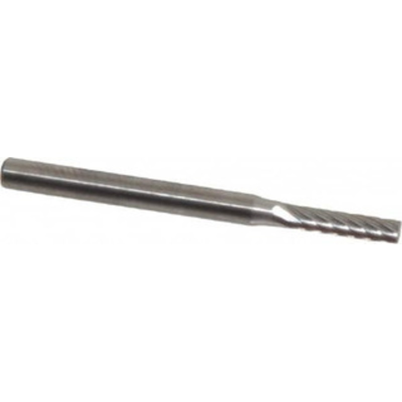 SGSPRO 3/32 Cut Diam, 1/8 Shank Diam, Carbide Single Cut Cylinder Burr Flat End, 1-1/2 OAL, 7/16 LOC 10625 – 05292735
