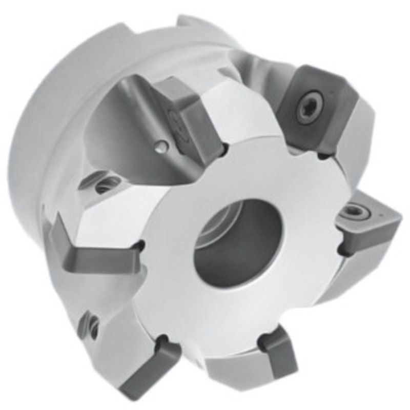 TMX SO90 D5.00-A1.50/2.50-10-16, 5 Inch Diameter 90 10 Flute High Feed Indexable Face Mill for SOE_ 16 Inserts – 181-0742-00