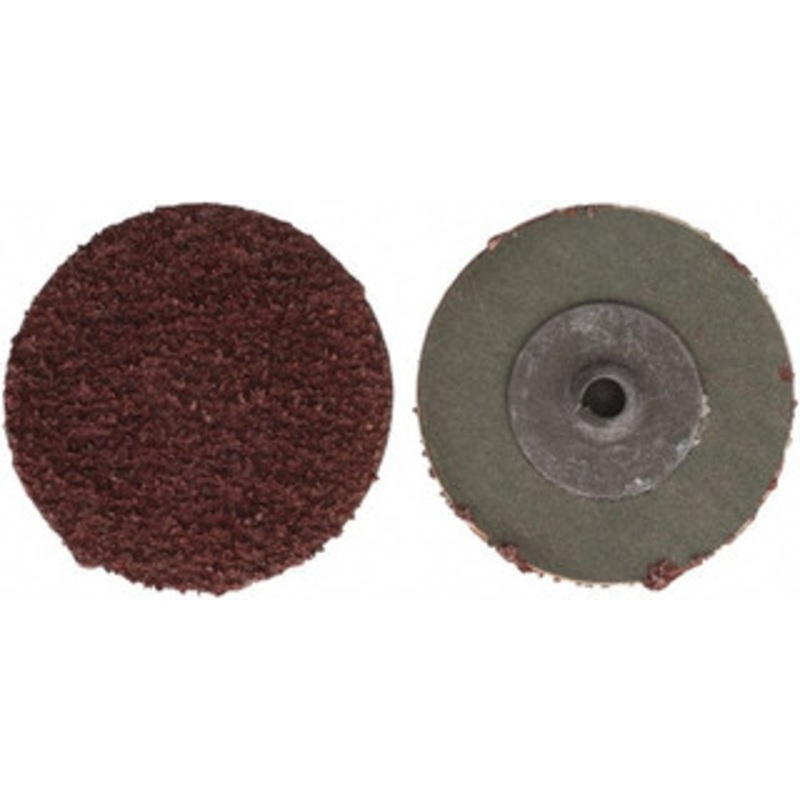 Tru-Maxx 2 24 Grit Aluminum Oxide Quick Change Disc Type S Attachment, Very Coarse Grade, Maroon, Coated, Fiber Backing, SocAtt Type 2 Compatible 502210 – 91847442