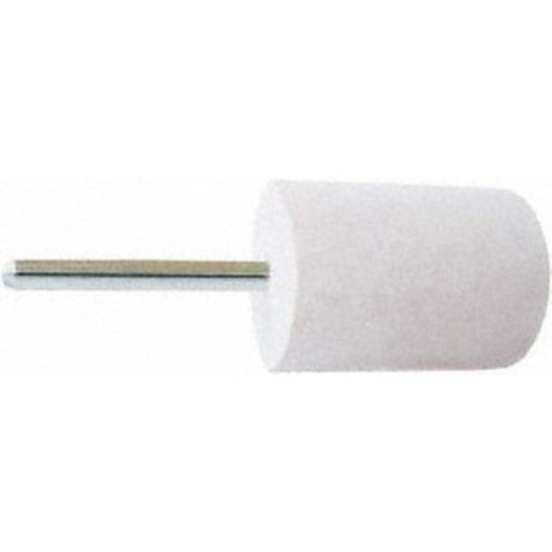 Value Collection 1 Diam 1/4 Shank Diam Medium Density Cylinder Shaped Mounted Bob 1 Head Length, 2 Shank Length, Wool Felt 516129 – 91068643