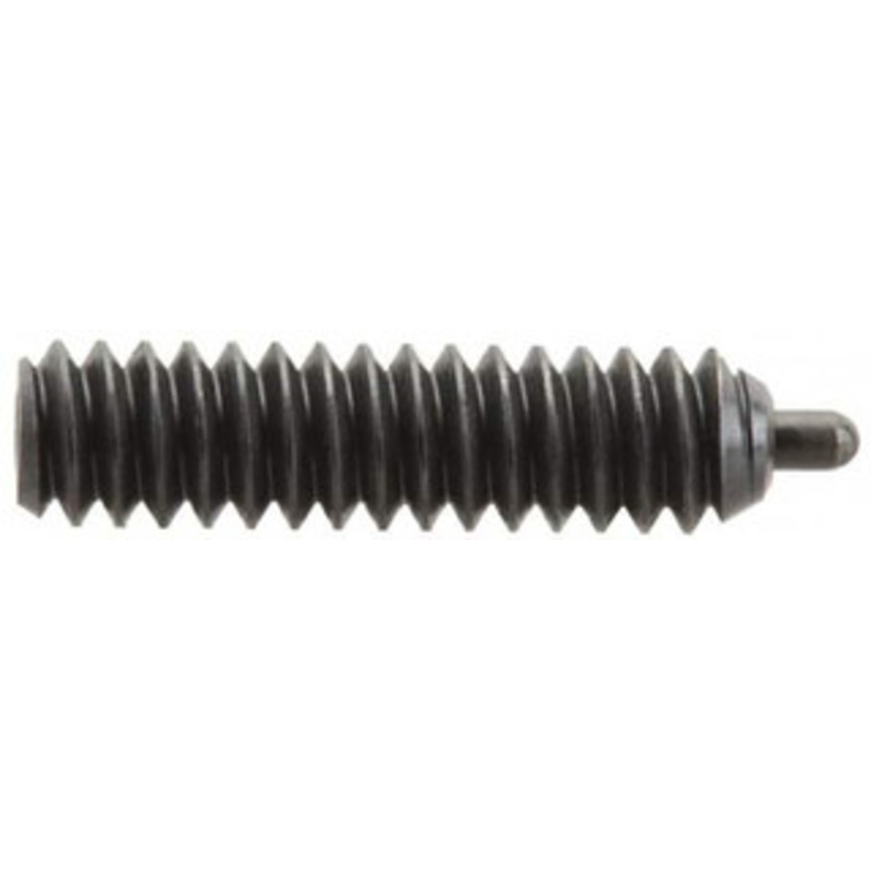 Vlier 6-32, 17/32 Thread Length, 1/16 Plunger Projection, Stainless Steel Threaded Spring Plunger 0.044 – 0.045 Max Plunger Diam, 17/32 Plunger Length, 1.5 Lb Init End Force, 4.5 Lb Final End Force, 0.05 Hex SSPH48P – 62119516