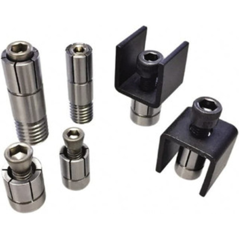 Mitee-Bite 0.625 to 0.03 Expansion Diam, 2,500 Lb Holding Force, 5/16-18 Mounting Screw, Stainless Steel ID Expansion Clamp 5/8 Flange Diam, 5/8 Flange Thickness, 5/8 Mount Hole Diam, 1 Mount Hole, 3/4 Overall Height 31760 – 35939883