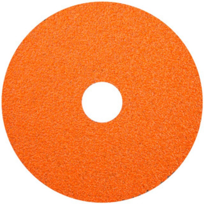 Norton 4-1/2 Diam, 7/8 Hole, 60 Grit Ceramic Alumina Fiber Disc Coarse, 11,000 Max RPM, Series BlazeX 69957370195 – 11153863