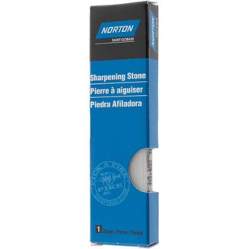 Norton 4 Long x 1 Wide x 3/8 Thick, Novaculite Sharpening Stone Rectangle, Ultra Fine Grade 61463687555 – 00579847